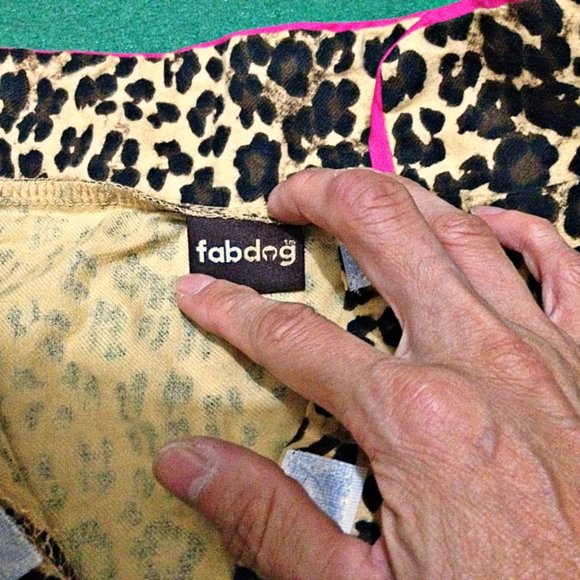 NWOT - Fabdog Leopard Print Pajamas for Dog Pet - Picture 6 of 10